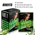 Hair Color Gel – Long-Lasting Natural Hair Dye with Smooth Coverage &amp; Shine 250 ml - Black