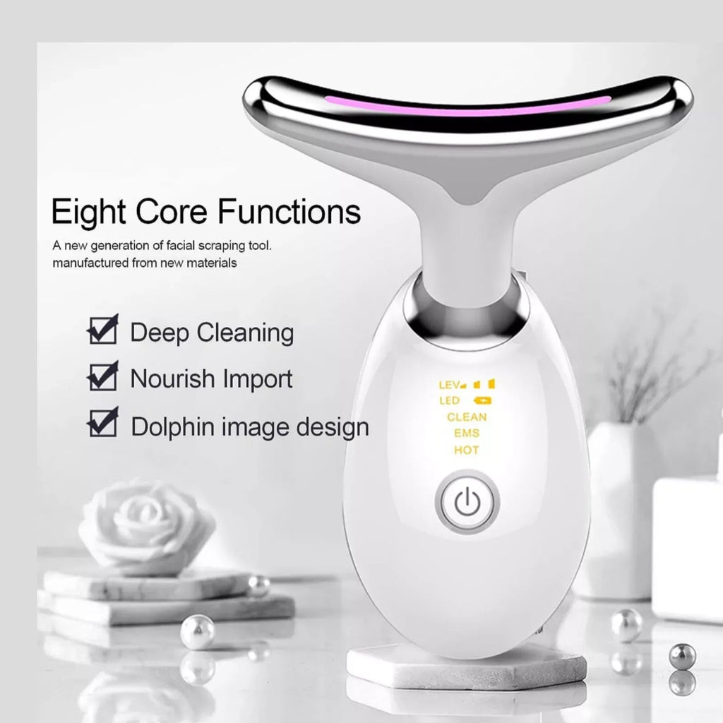 ES-1081 Massager Intense Pulsed Light Wrinkles Reducing Instrument - ESX - Anti Ageing & Reduces Puffiness | Face Massager For Fine Line & Wrinkles - Random Color