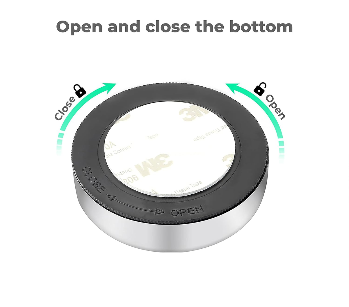 1 Pc Led Touch Light Battery Powered Wireless Night Light Stick Tap Touch Lamp For Closets Counters Or Utility Rooms