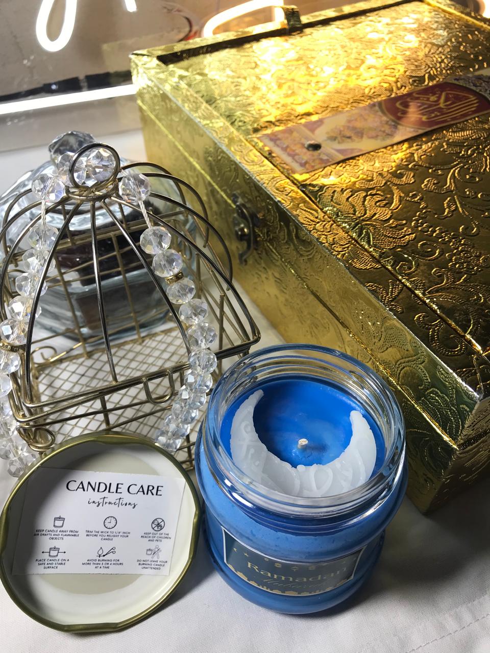 Ramadan Candle Soul Soothing Aroma Handmade Milky Fresh Soy Wax Candle 100 Gram