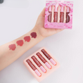 4 Piece Color Castle Bow Lip Gloss Set Cute Bow Design Vibrant Shades Smooth Glossy Finish