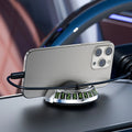 2 In 1 Dashboard Car Phone Holder With Navigation Bracket 360 Rotation Phone Bracket For Car Use Random Color