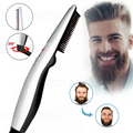 Rechargeable Hair Curler Beard Shawl Comb Multi Functional Hair Straightener Comb Brush Imported