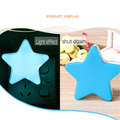 1 Pc Led Night Light Sensor Control Night Lamp Energy Saving Led Sensor Lamp Star Shape Nightlight For Children Kids Bedroom Plug Random Color